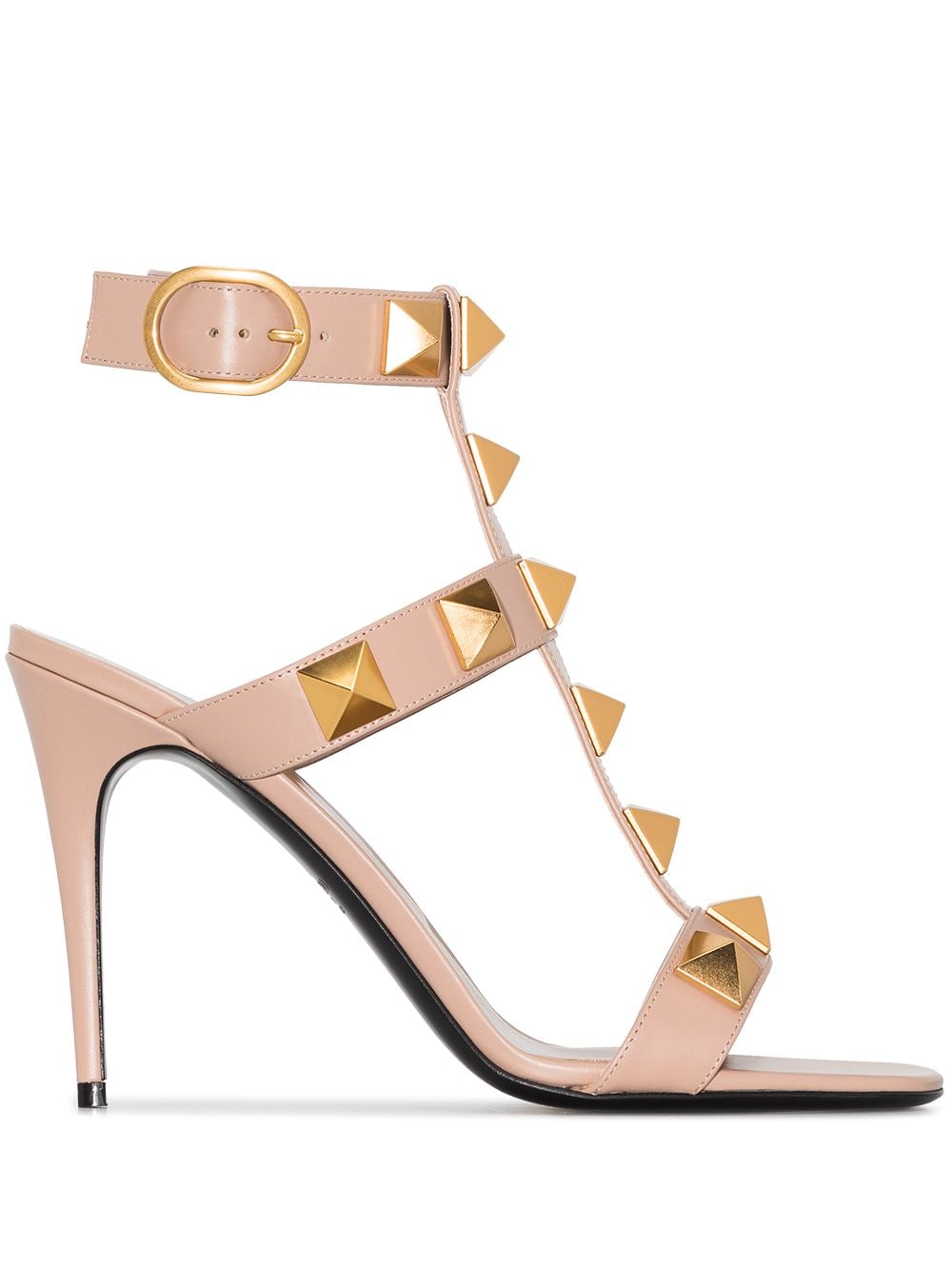 Valentino Garavani Valentino Garavani Roman Stud Sandalen 100mm - Rosa von Valentino Garavani