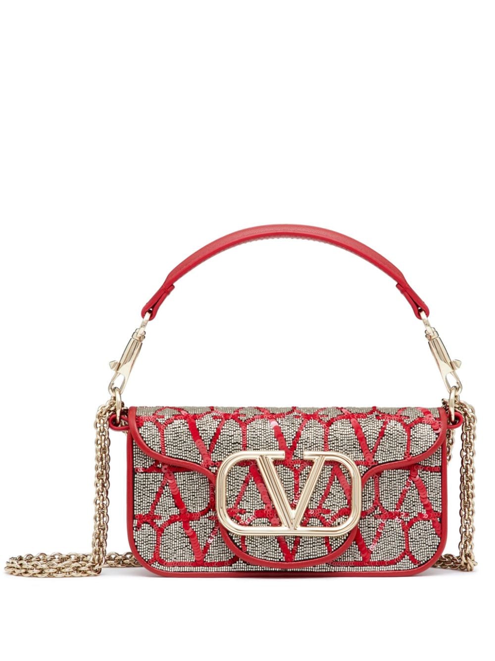 Valentino Garavani Valentino Garavani VLOGO Handtasche - Rot von Valentino Garavani