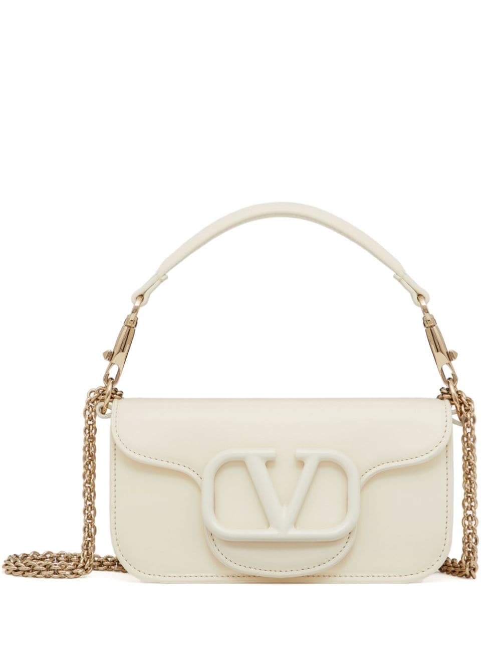 Valentino Garavani Locò Schultertasche - Weiß von Valentino Garavani