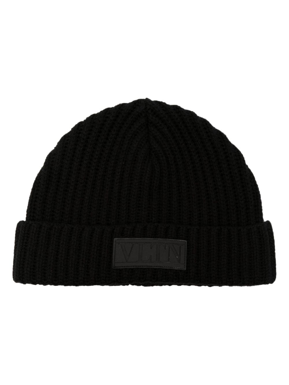 Valentino Garavani Beanie mit Logo-Patch - Schwarz von Valentino Garavani