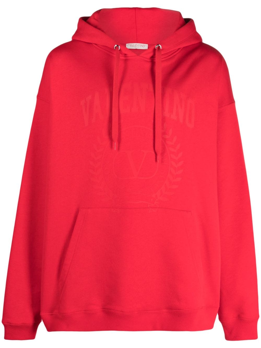 Valentino Garavani Hoodie mit Logo-Print - Rot von Valentino Garavani