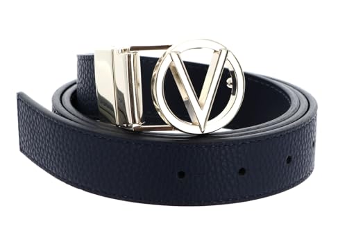 Valentino Roof Plaque Buckle Belt W105 Blu/Oro - kürzbar von Valentino