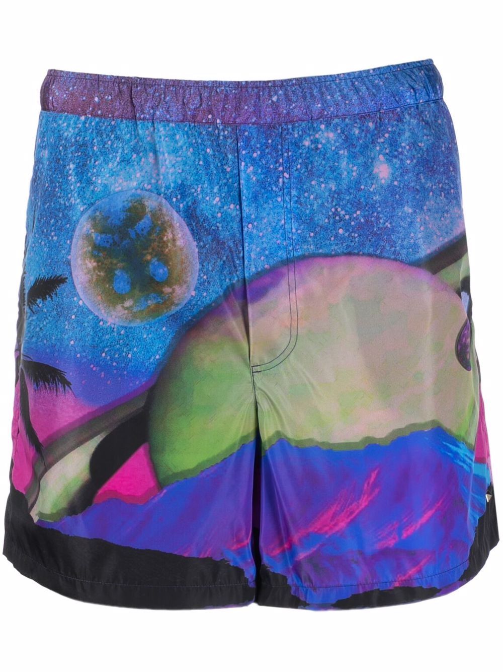 Valentino Garavani Badeshorts mit grafischem Print - Blau von Valentino Garavani