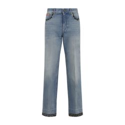 Valentino Blaue Baumwolljeans Für Damen von Valentino