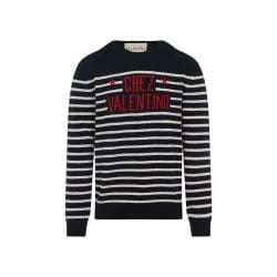 Valentino Blauer 100% Schurwollpullover Für Herren von Valentino