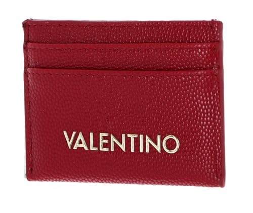 Valentino Divina Credit Card Case Rosso Scuro von Valentino