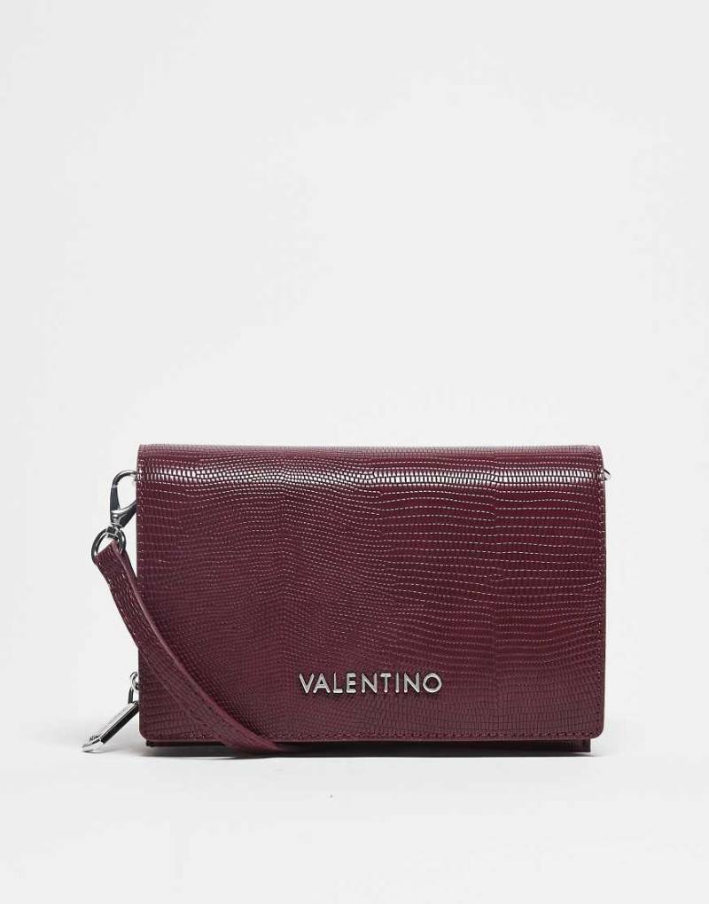 Valentino - Ember - Umhängetasche in Kroko-Burgunderrot Valentino - Ember - Umhängetasche in Kroko-Burgunderrot von Valentino