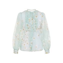 Valentino Grüne Seidenbluse Für Frauen von Valentino