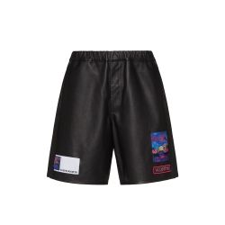 Valentino Herren Leder Shorts Schwarz - 100% Lamm von Valentino
