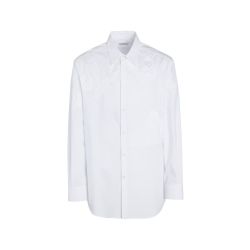 Valentino Herren Weißes Langarm-baumwollhemd von Valentino