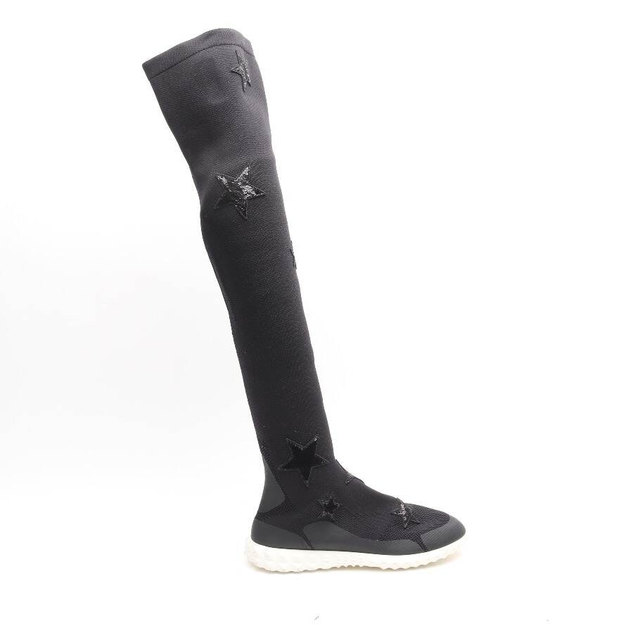 Valentino Overkneestiefel EUR 40 Schwarz von Valentino