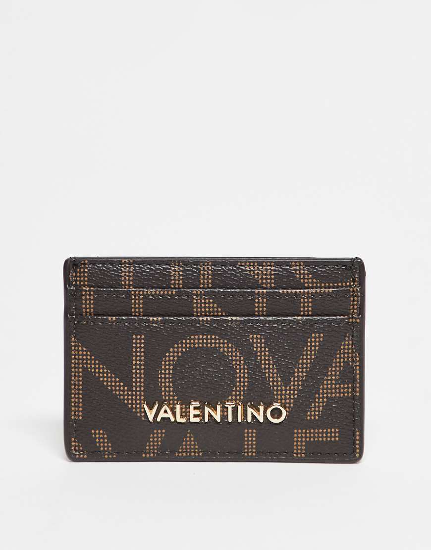 Valentino - Reginare - Kartenetui in Braun mit Monogramm-Muster-Brown Valentino - Reginare - Kartenetui in Braun mit Monogramm-Muster-Brown von Valentino