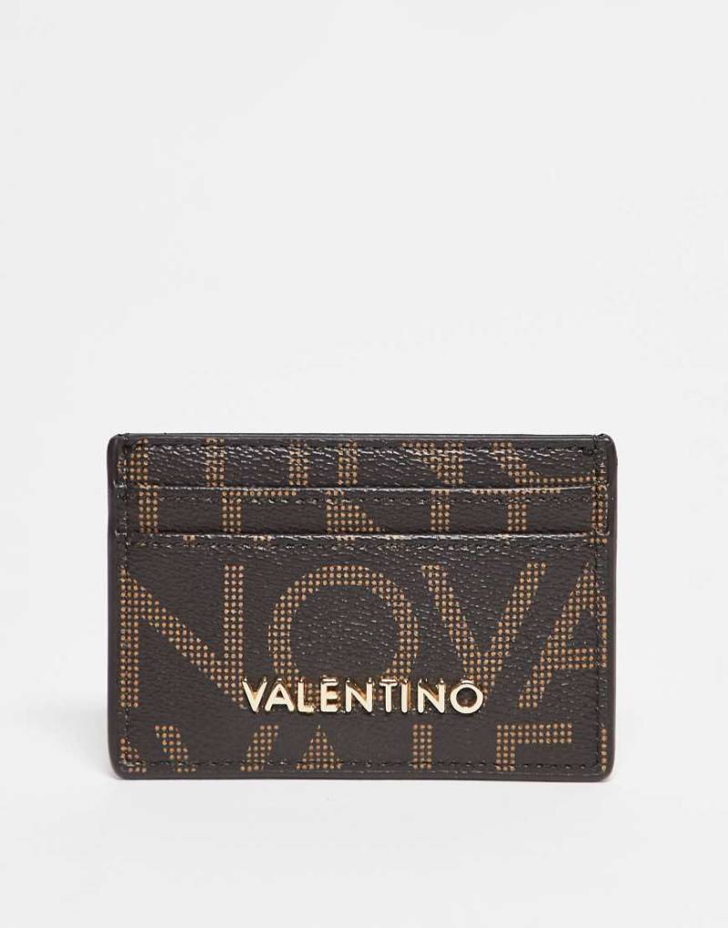 Valentino - Reginare - Kartenetui in Braun mit Monogramm-Muster-Brown Valentino - Reginare - Kartenetui in Braun mit Monogramm-Muster-Brown von Valentino