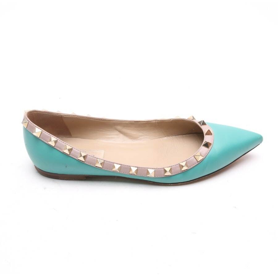 Valentino Rockstud Ballerinas EUR 37 Blau von Valentino