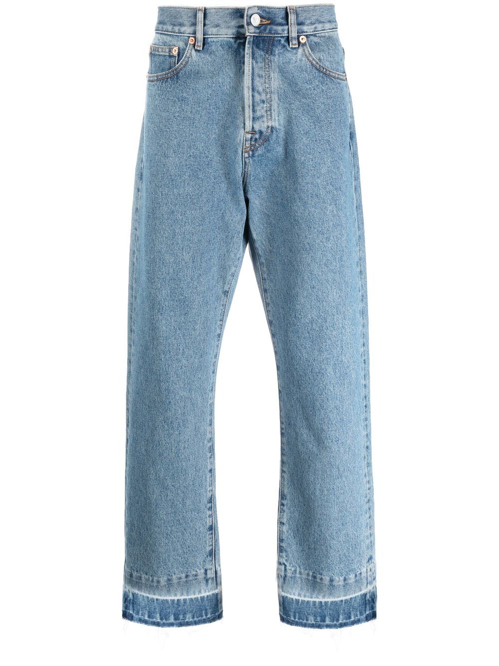 Valentino Garavani Straight-Leg-Jeans mit VLOGO - Blau von Valentino Garavani