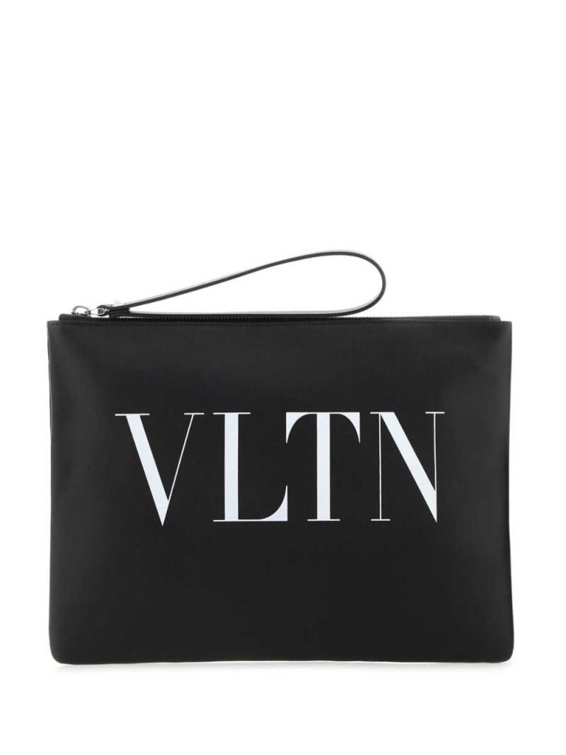 Valentino Garavani Valentino Garavani VLTN Clutch - Schwarz von Valentino Garavani