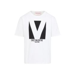 Valentino Weiße Baumwoll-t-shirt Mit Logo von Valentino