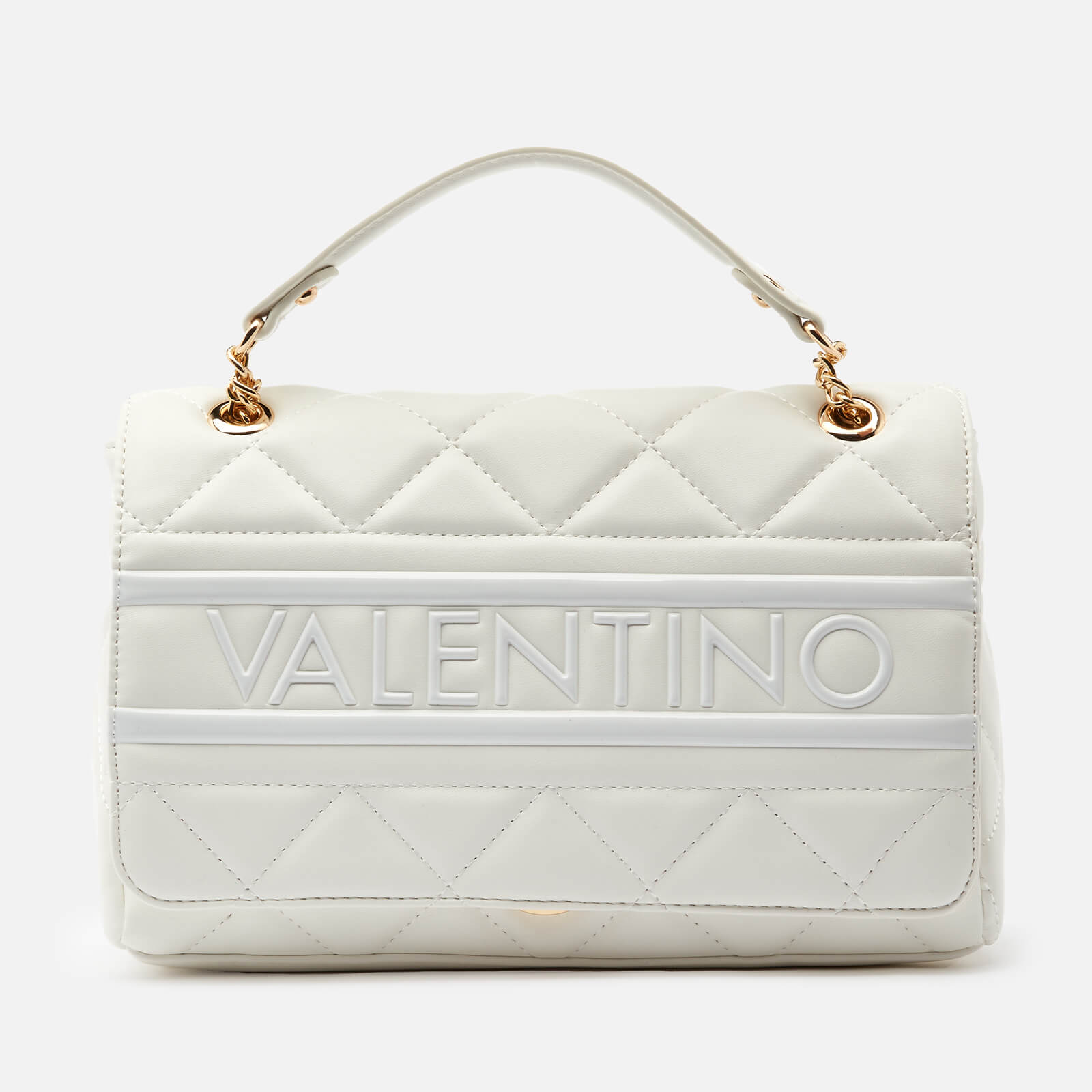 Valentino Women's Ada Quilted Shoulder Bag - White von Valentino