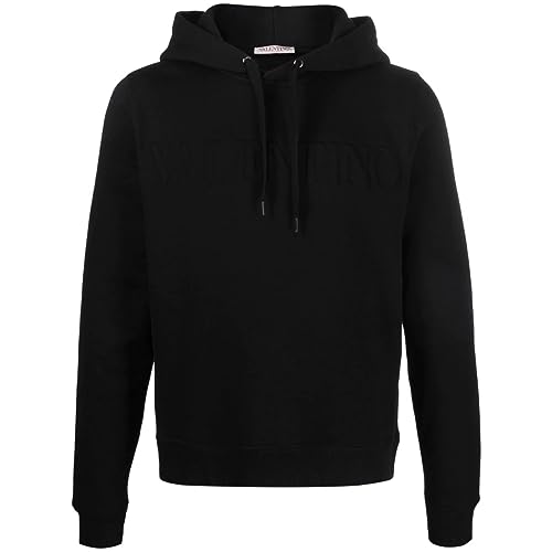 Valentino XV3MF21D84D 0NO Herren Hoodie Schwarz von Valentino