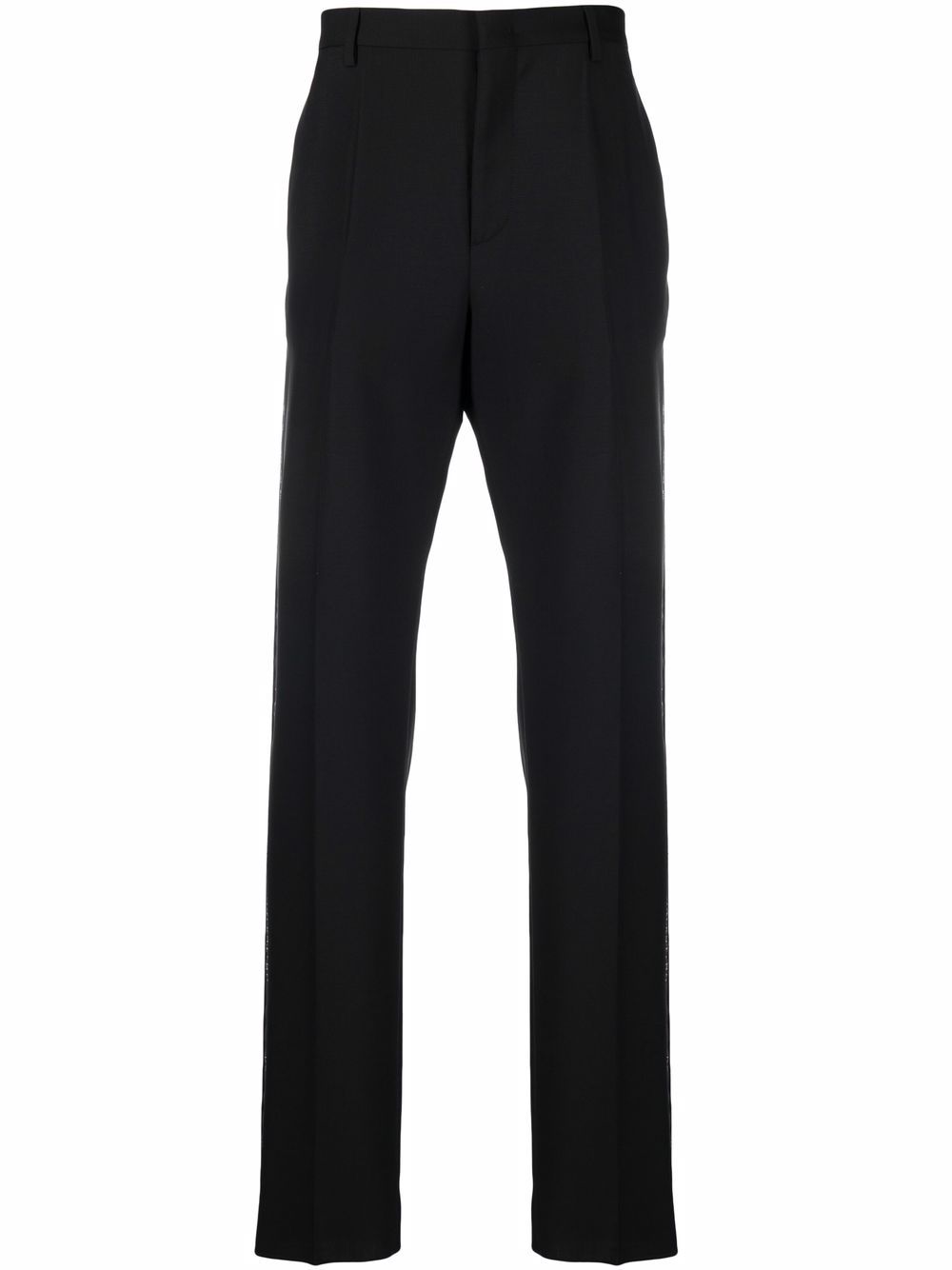 Valentino Garavani Gerade High-Waist-Hose - Schwarz von Valentino Garavani