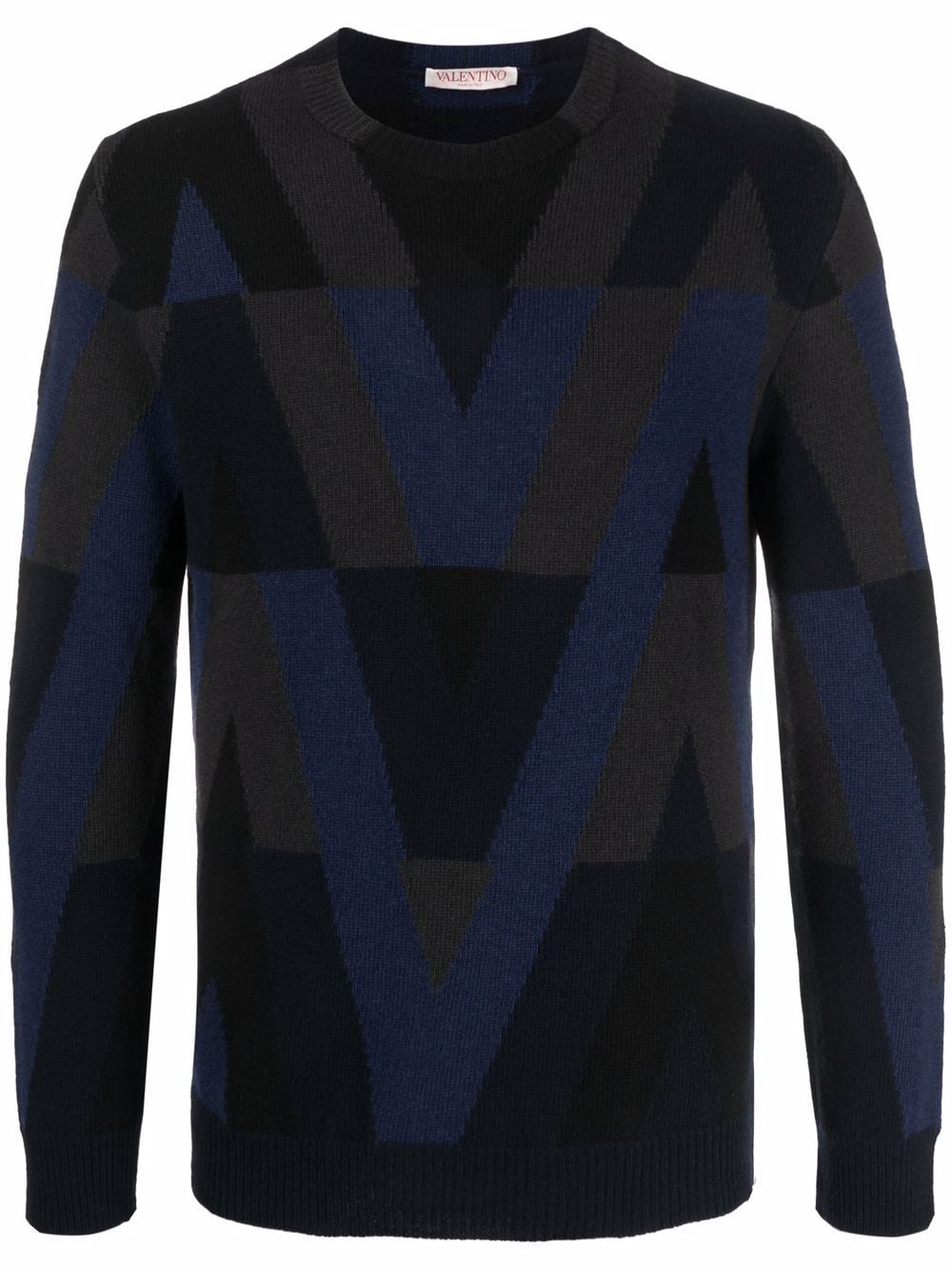 Valentino Garavani Pullover mit Intarsienmuster - Schwarz von Valentino Garavani