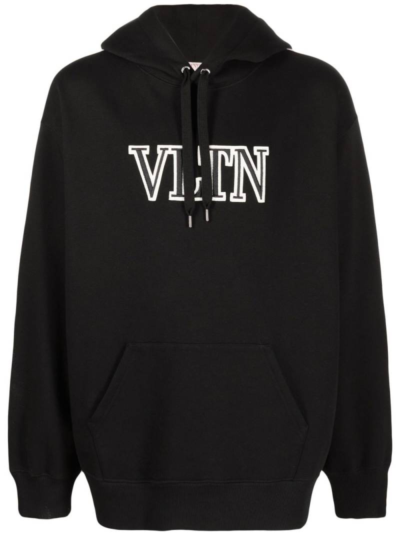 Valentino Garavani Hoodie mit Logo-Print - Schwarz von Valentino Garavani