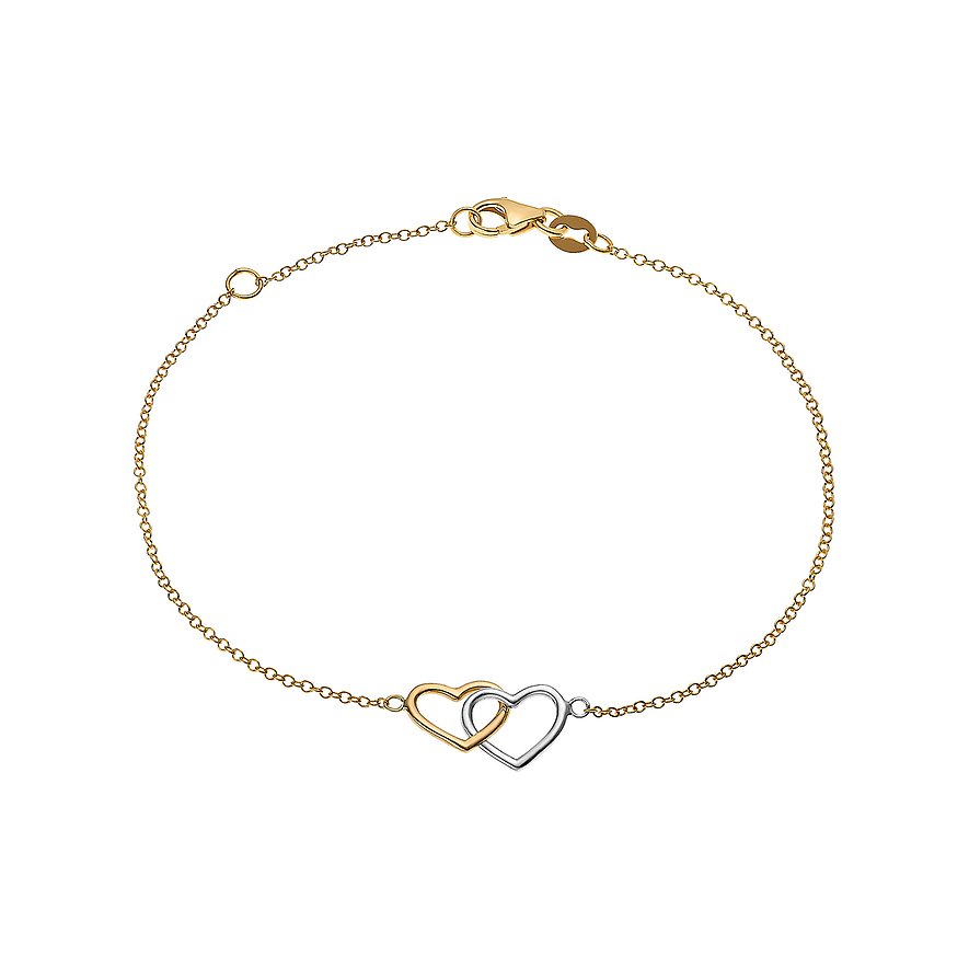 Valeria Armband 88077954 375er Gelbgold, 375er Weißgold von Valeria