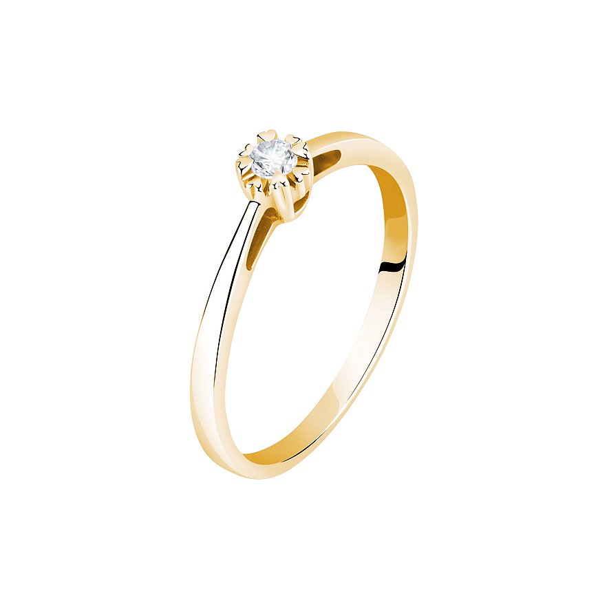 Valeria Damenring 89113181 585er Gelbgold von Valeria