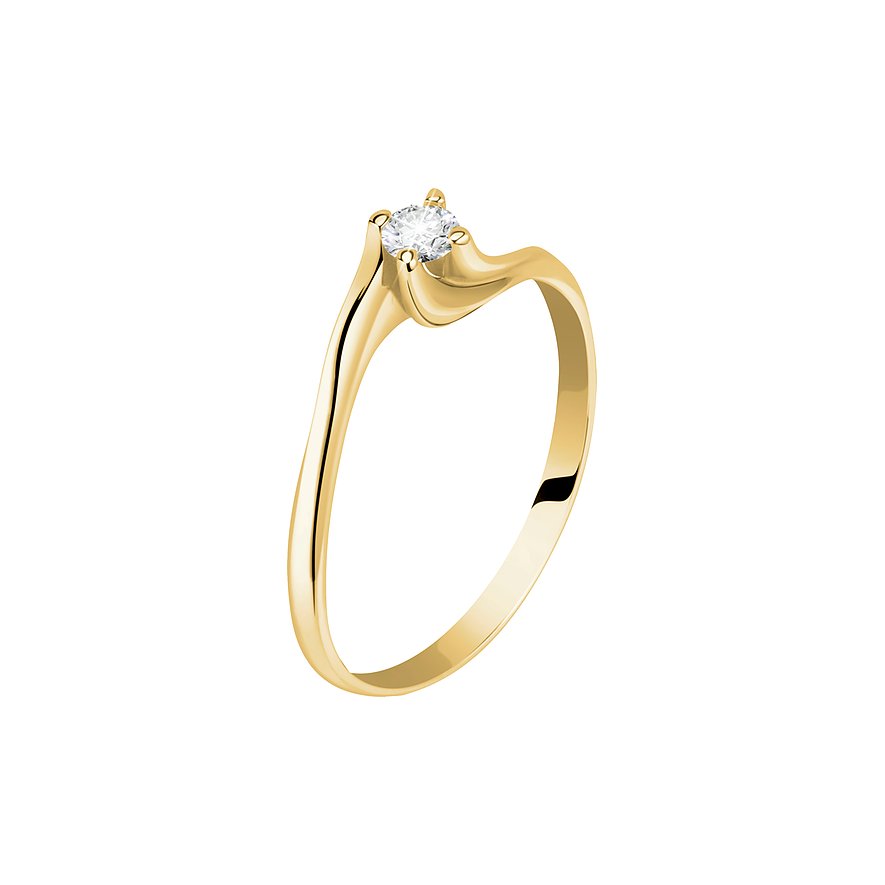 Valeria Damenring 89129656 585er Gelbgold von Valeria