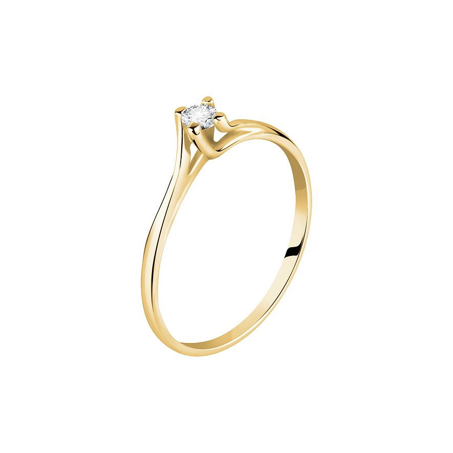 Valeria Damenring 89130603 585er Gelbgold von Valeria