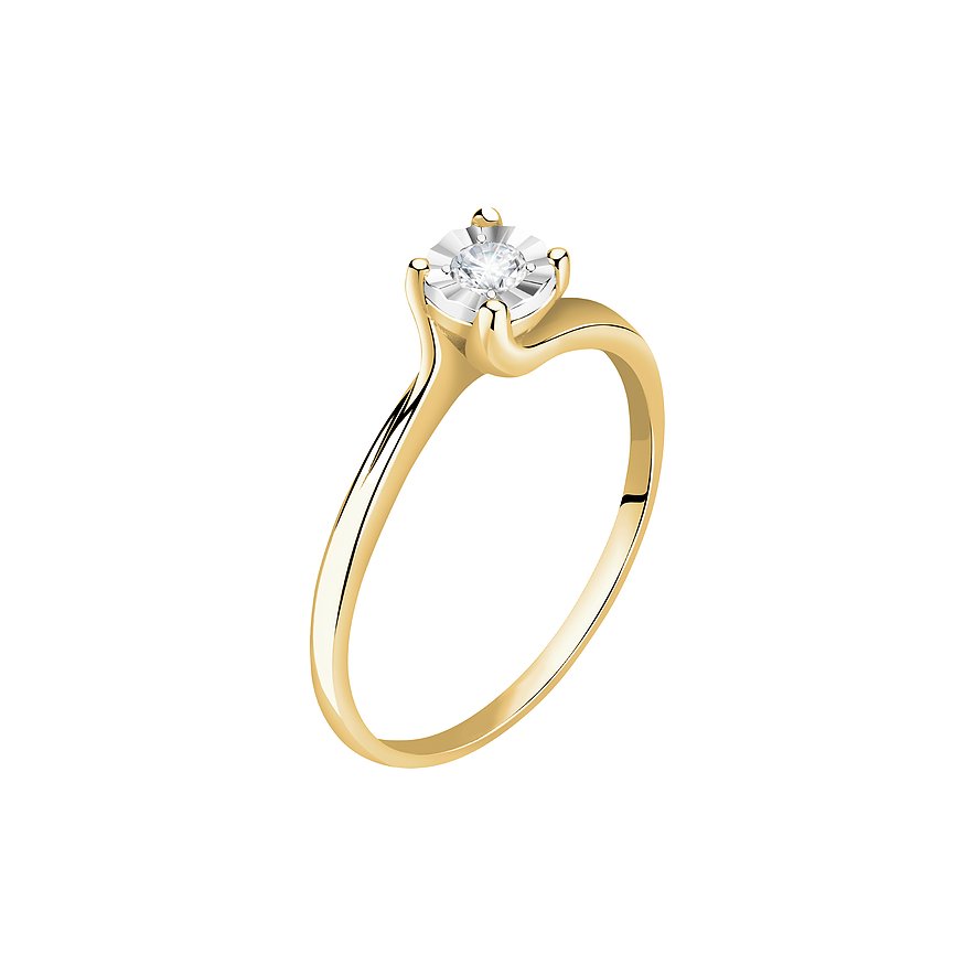 Valeria Damenring 89130778 585er Gelbgold von Valeria