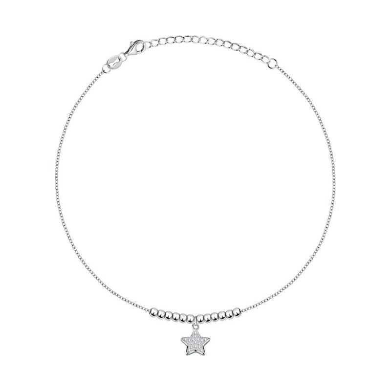 Valeria Fußkette 89084865 925er Silber, recycelt von Valeria