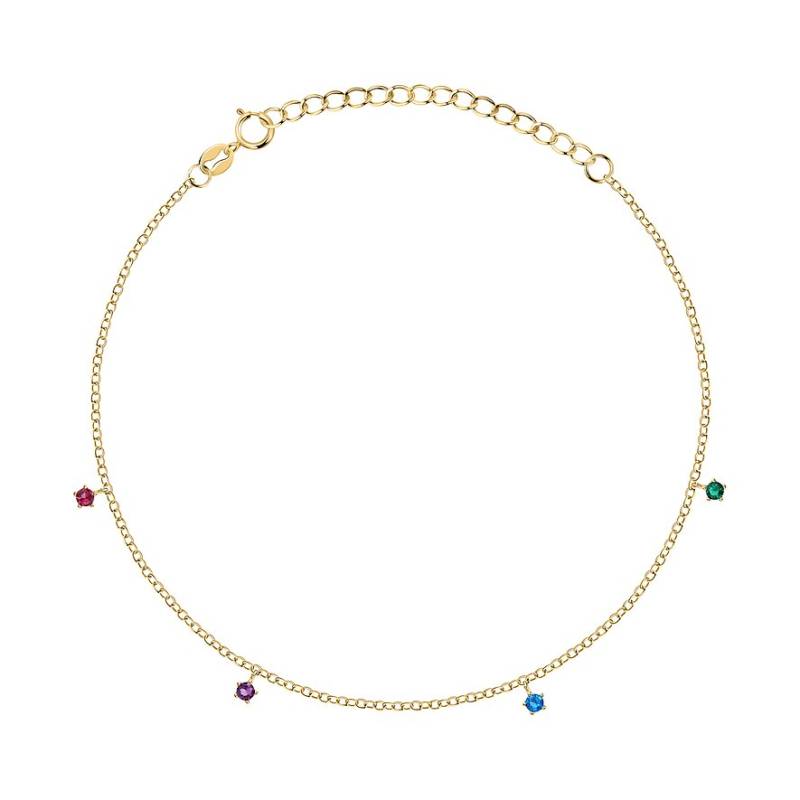 Valeria Fußkette 89087074 925er Silber, recycelt von Valeria