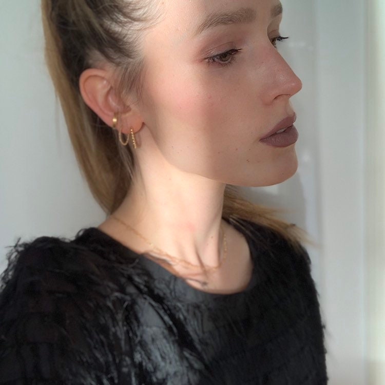 Milo Earcuff in Gold - 925 Sterlingsilber Vergoldet Mit 18K Glänzende, Matte Oder Gehämmerte Oberfläche von ValerieKatharina