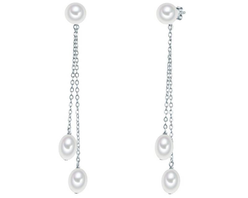 Valero Pearls Paar Ohrhänger Set: VP844 (2-tlg), mit Süßwasser-Zuchtperlen von Valero Pearls