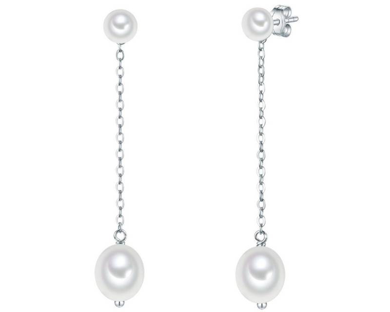 Valero Pearls Paar Ohrhänger Set: VP864 (2-tlg), aus Sterling Silber von Valero Pearls