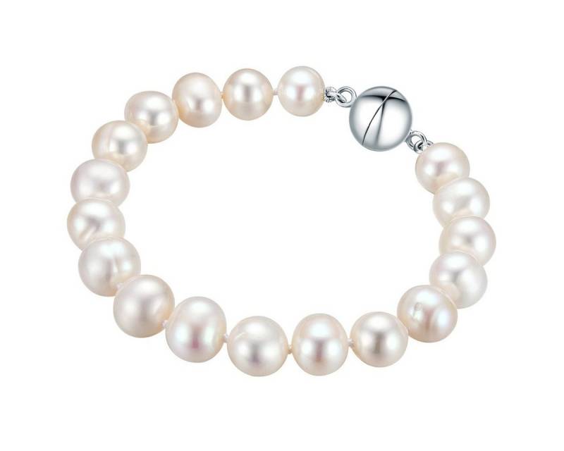 Valero Pearls Perlenarmband silber, mit Süßwasser-Zuchtperlen von Valero Pearls