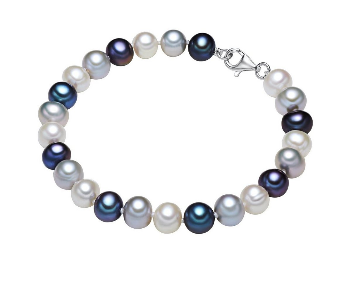 Valero Pearls Perlenarmband silber, mit Süßwasser-Zuchtperle von Valero Pearls