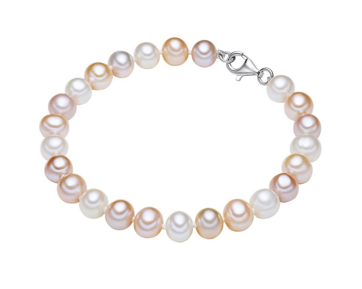 Valero Pearls Perlenarmband silber, mit Süßwasser-Zuchtperle von Valero Pearls