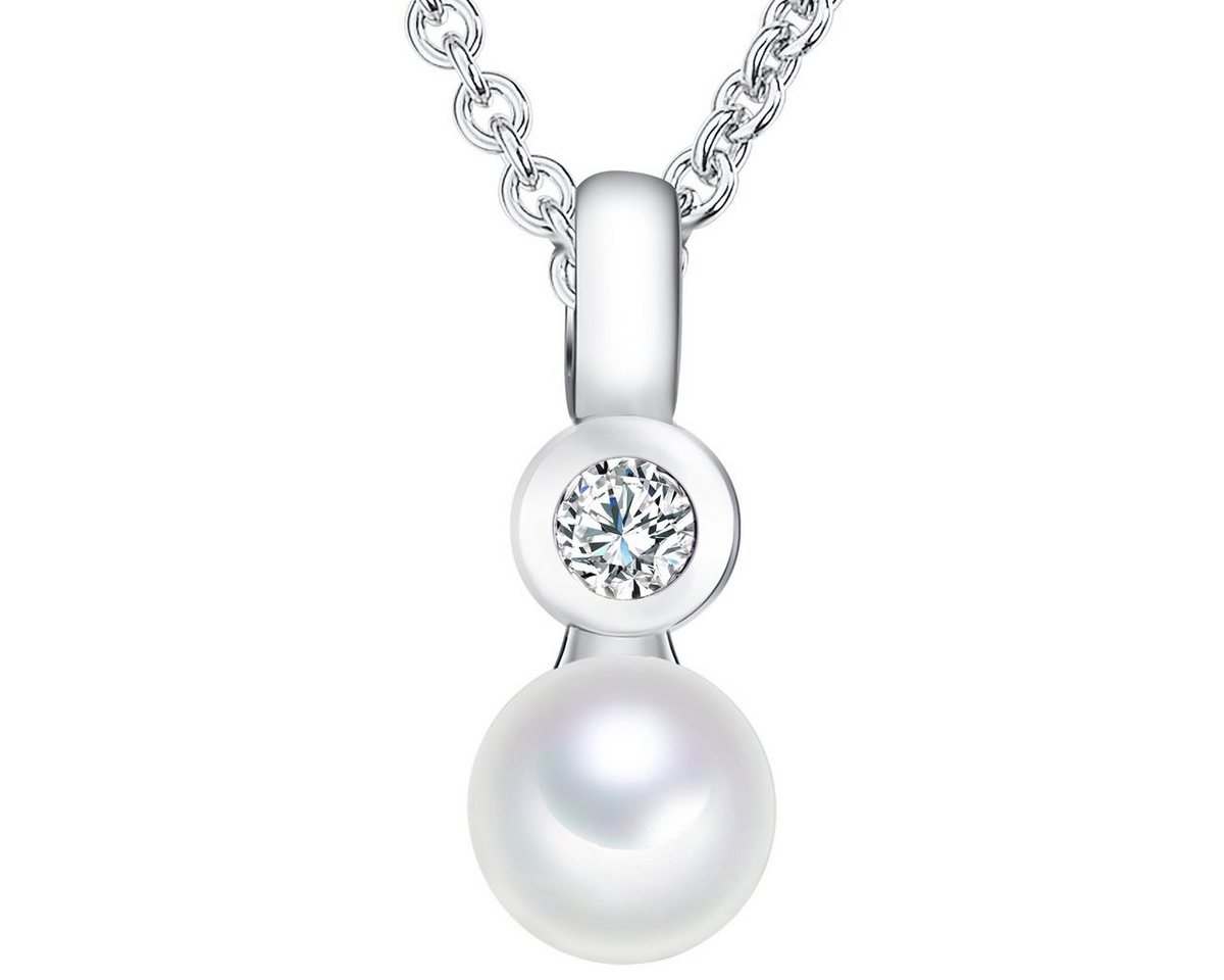 Valero Pearls Perlenkette silber, aus Süßwasser-Zuchtperlen von Valero Pearls
