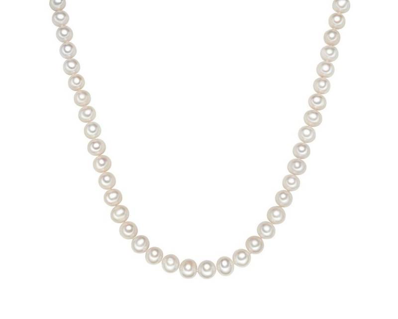 Valero Pearls Perlenkette silber, mit Süßwasser-Zuchtperle von Valero Pearls