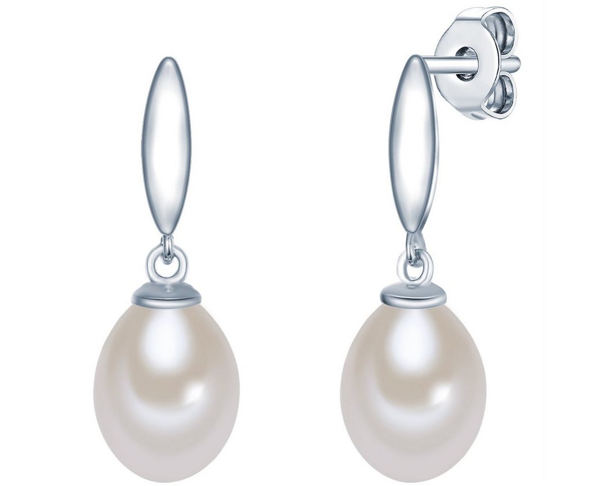 Valero Pearls Perlenohrringe silber, aus Süßwasser-Zuchtperlen von Valero Pearls