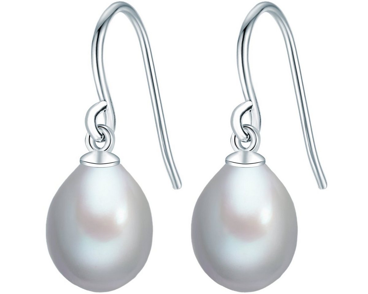 Valero Pearls Perlenohrringe silber, aus Süßwasser-Zuchtperlen von Valero Pearls