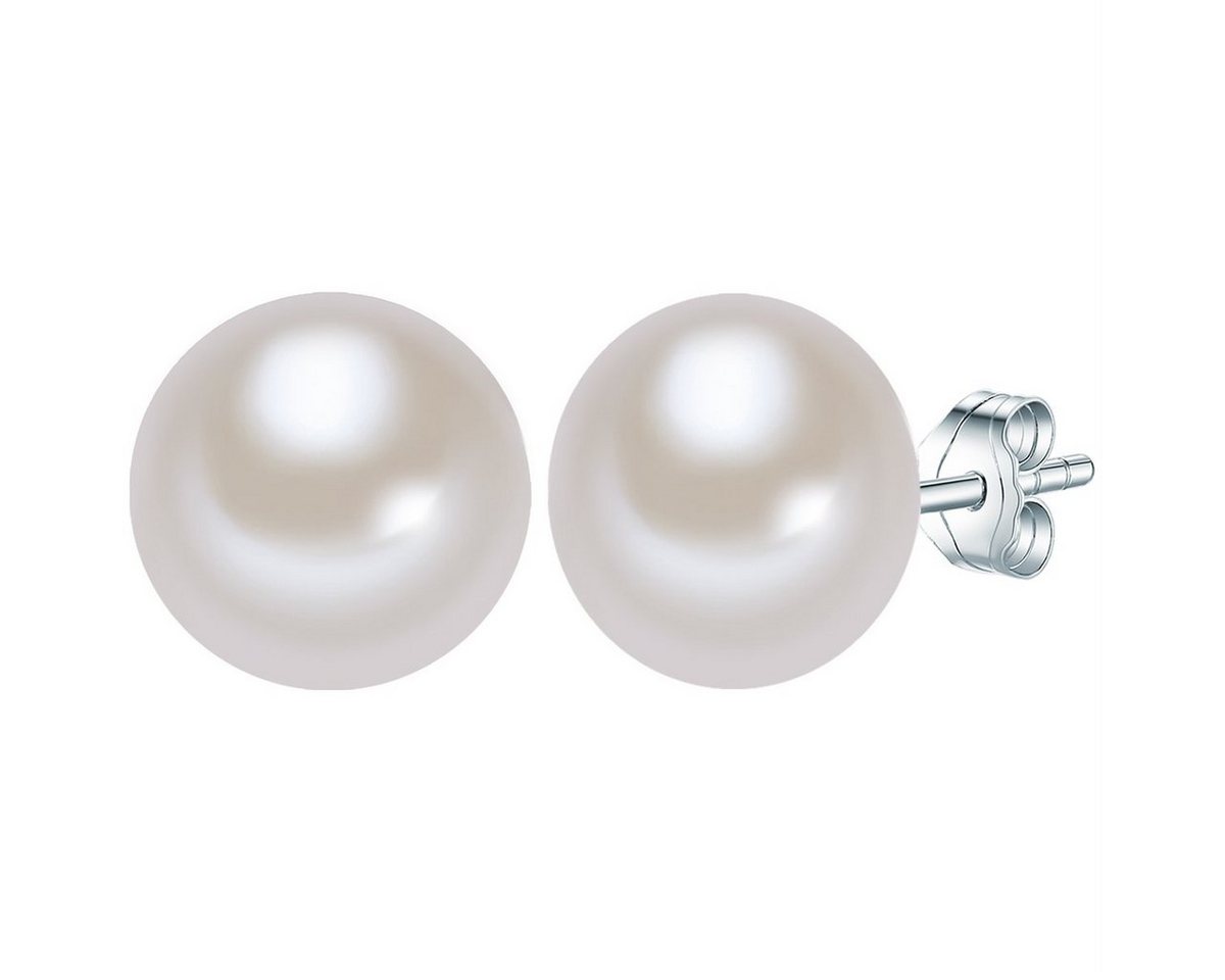 Valero Pearls Perlenohrringe silber, aus Süßwasser-Zuchtperlen Valero Pearls Perlenohrringe silber, aus Süßwasser-Zuchtperlen von Valero Pearls