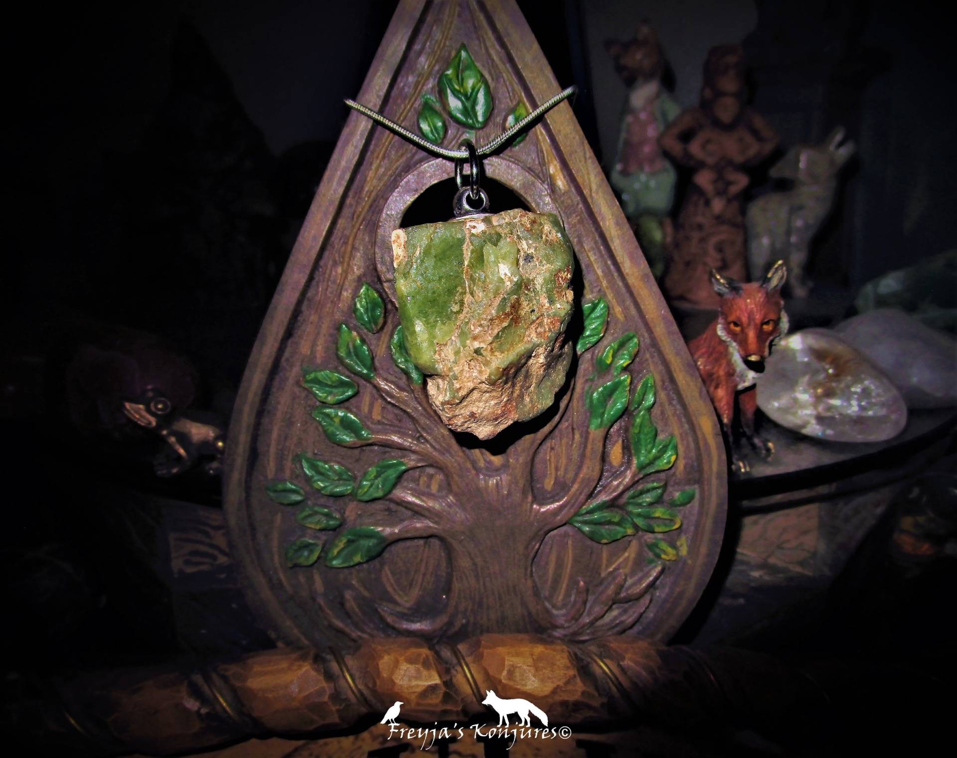 Olivin Peridot Anhänger - "Jewel Of Leo & Pele" von ValhallaGems