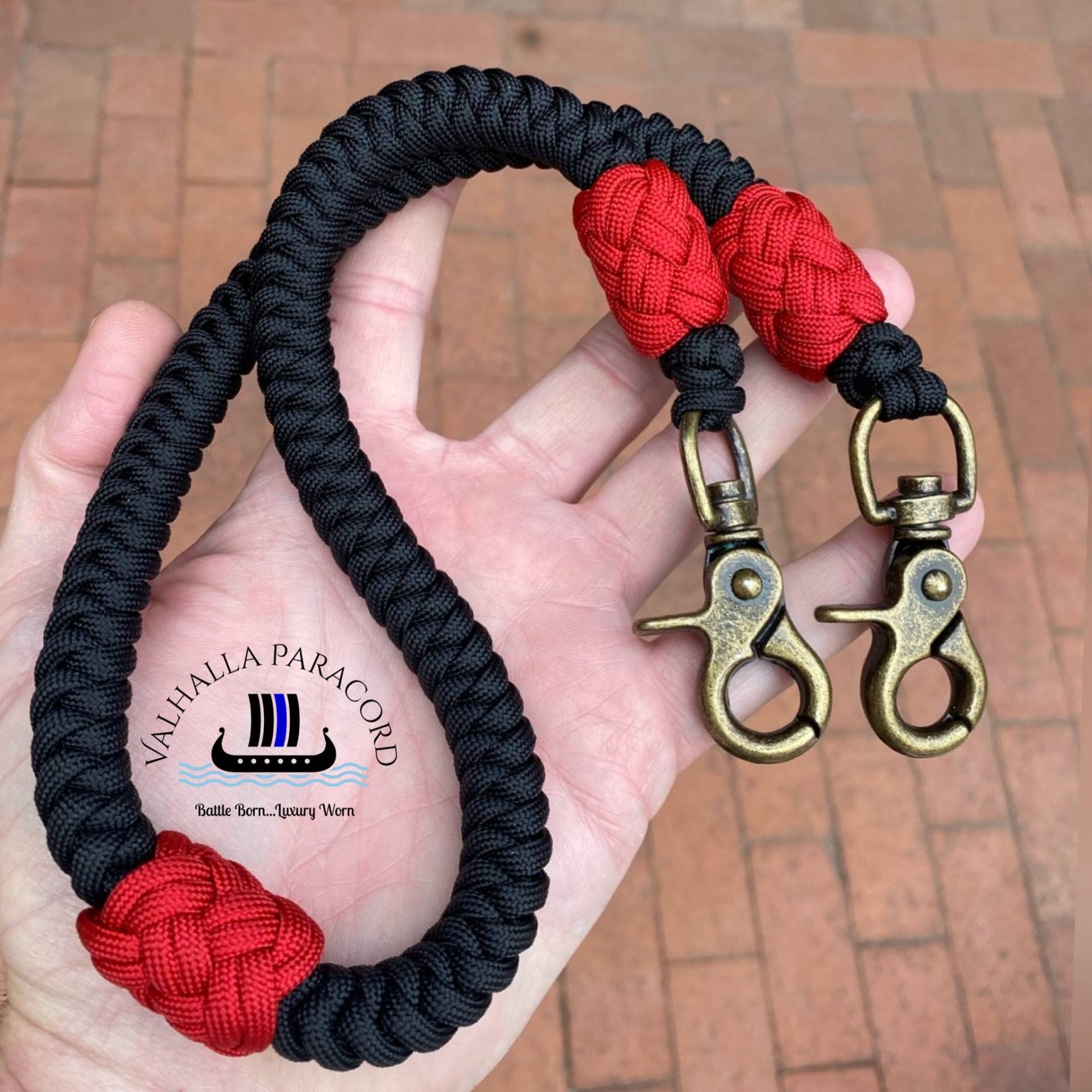 Paracord Geldbörsenkette - Turkshead Edition von ValhallaParacord