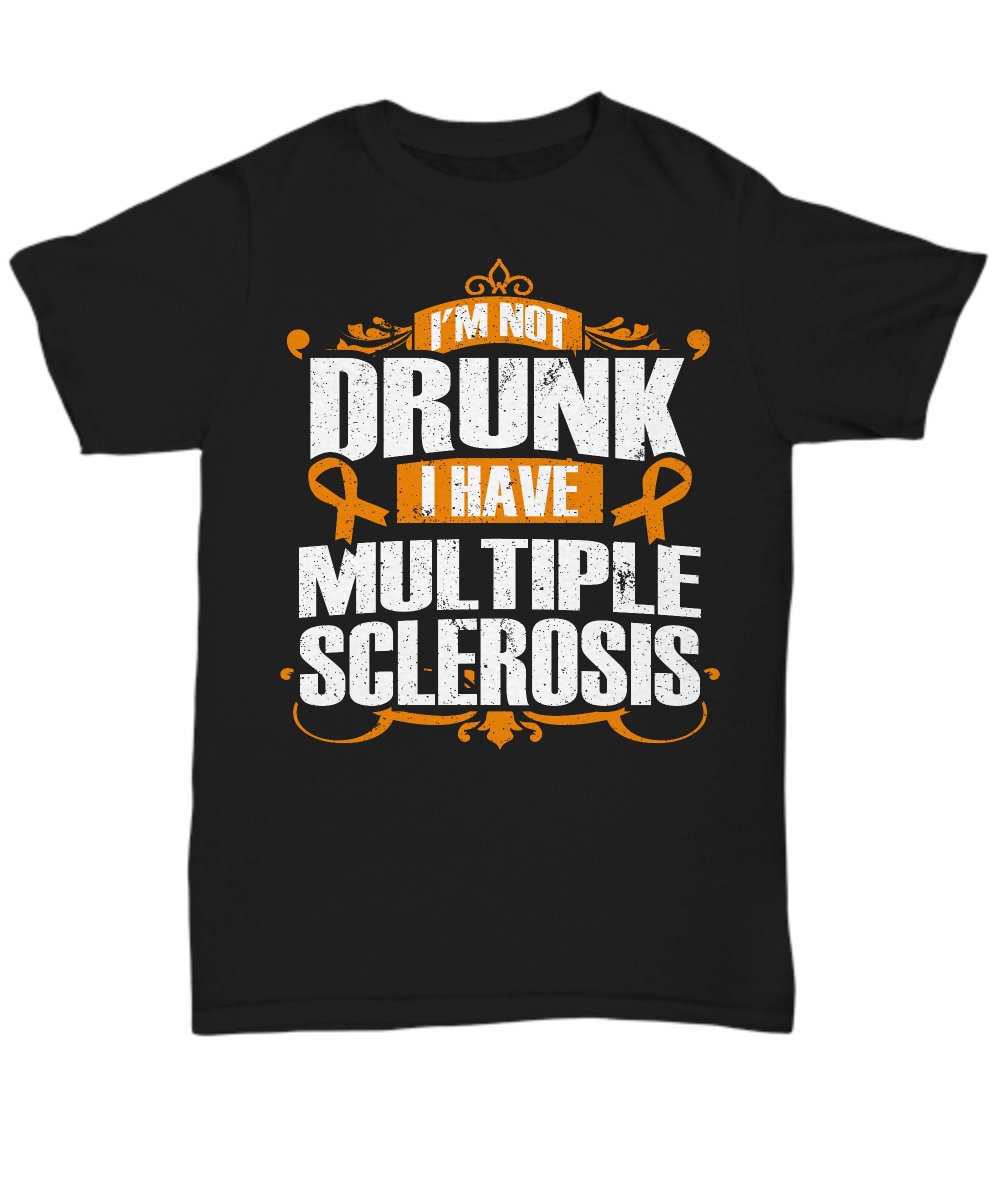 Multiple Sklerose Shirt, Ich Bin Nicht Betrunken Habe Ms Geschenk, Ms, Lustige Shirt Gag Geschenk von ValhallasGlory