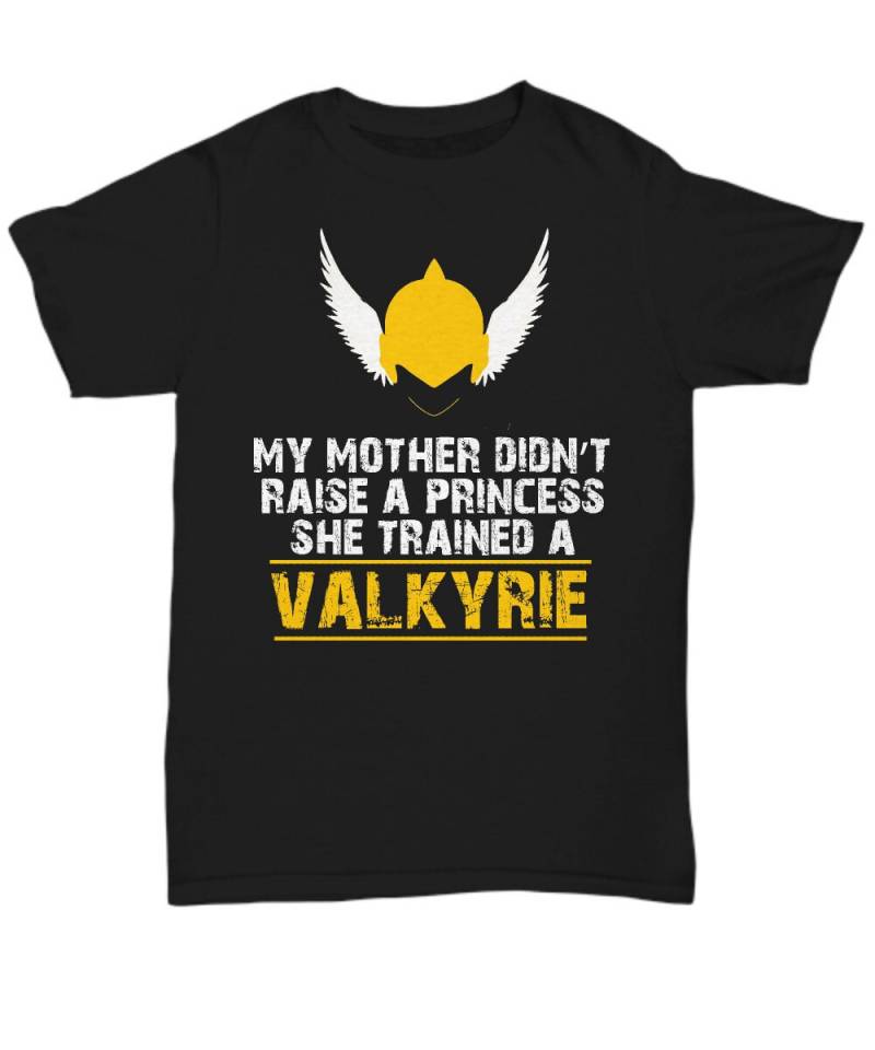 Valkyrie Frauen Shirt, T-Shirts, Geschenk Für Valykyries, Von Mutter, Meine Mutter Hob Keine Prinzessin, Trainiert Eine Walküre von ValhallasGlory