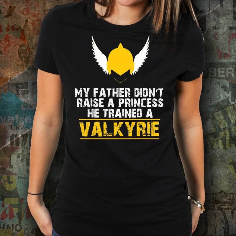 Valkyrie-Shirt, Vater Und Tochter-Shirt, Papa Tochter Shirt, Mein Hob Keine Prinzessin, Die Er Trainiert Eine Walküre, Süße Valkyrie Top von ValhallasGlory