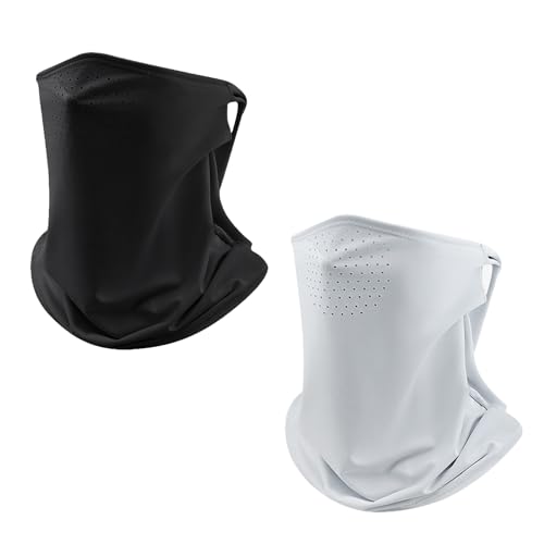 Valicaer Halbe Sturmhaube,Sonnenmaske UV-Schutz Balaclav Atmungsaktive Gesichtsmaske Sturmhaube Sturmmaske Motorrad Multifunktion Schlauchtuch Elastiche UV Residenz Halbe Sturmhaube für Sport Outdoor von Valicaer